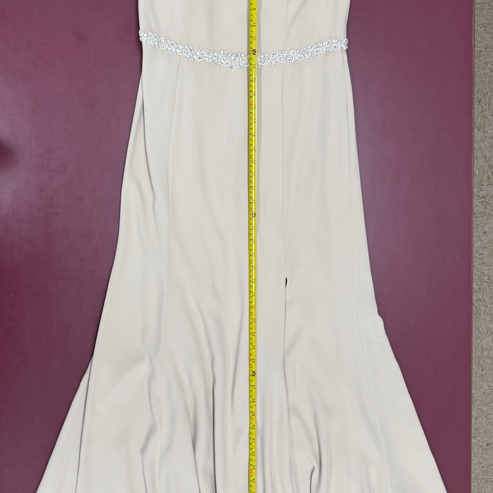 Mother of the Bride Formal Gown Size 12 Champagne - Picture 3 of 13